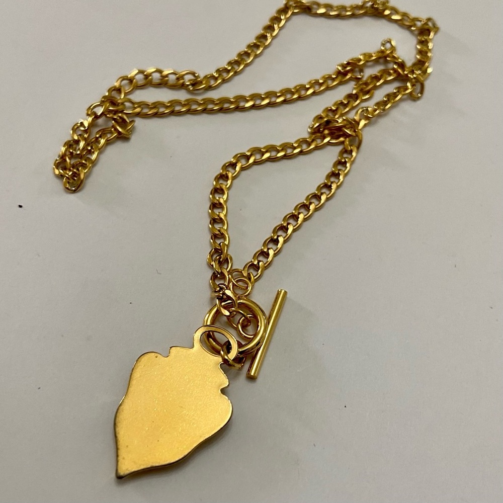 Vintage Authentic Gucci, 18in Gold Plated Charm Necklace - Picture 9 of 10